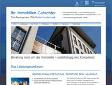 Tablet Screenshot of ihr-immobilien-gutachter.de